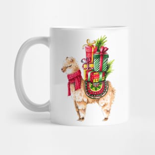 Christmas Llama Mug